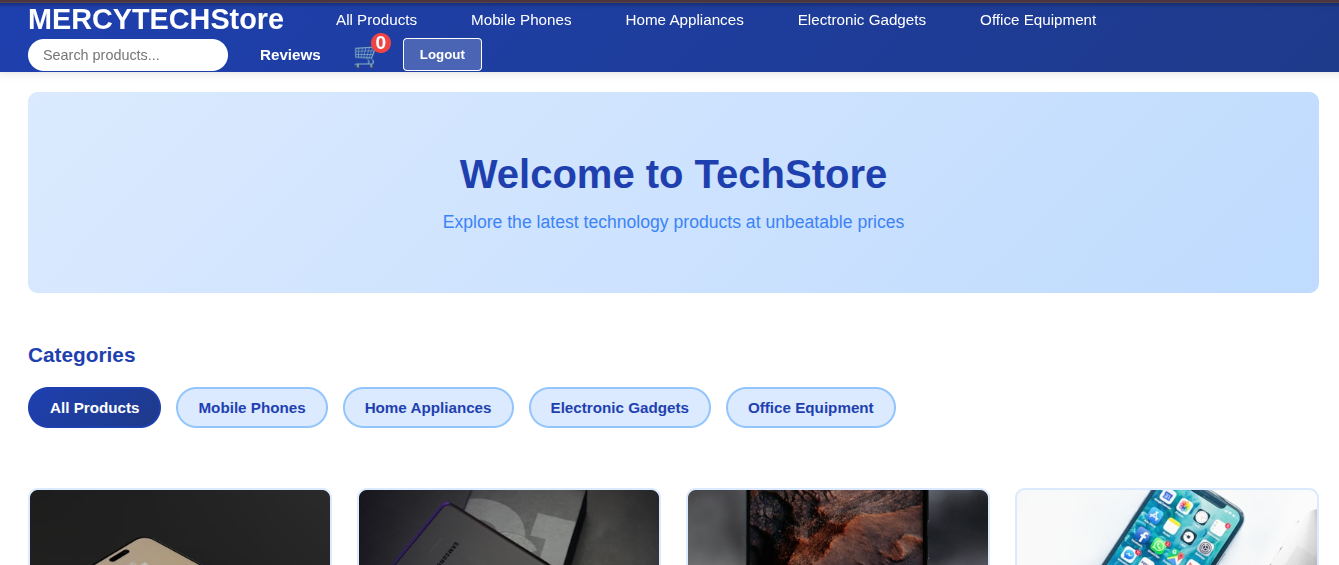 MercyTech E-Commerce Store